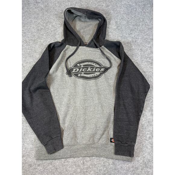 Dickies Hoodie Mens Large Gray Pullover Sweatshirt Grunge Streetwear Skater Y2K - Picture 1 of 6